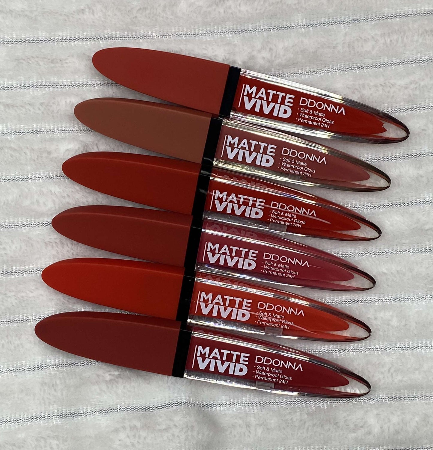 Gloss à lèvre colorés waterproof Matt Vivid