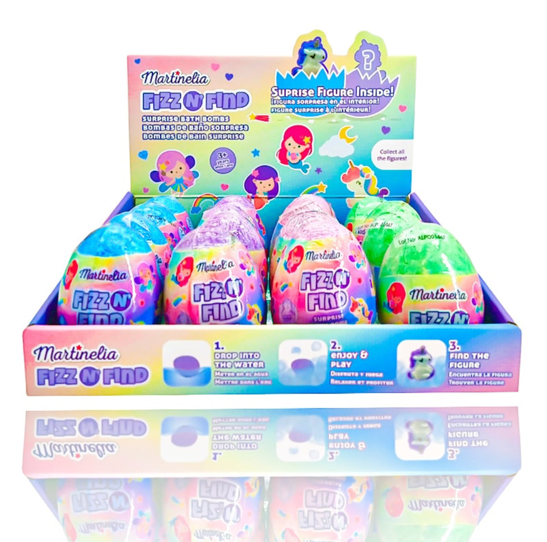 Bombes de bain surprise Martinelia