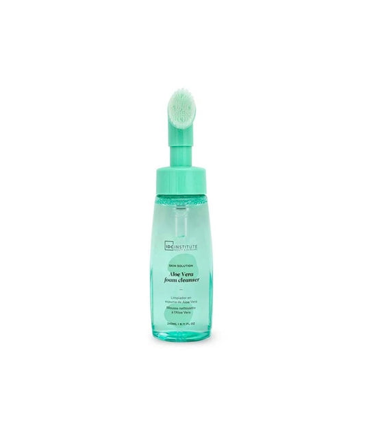 Mousse nettoyante visage avec brosse - Aloe Vera